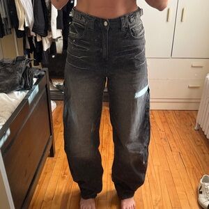 Bershka Black Women Jeans